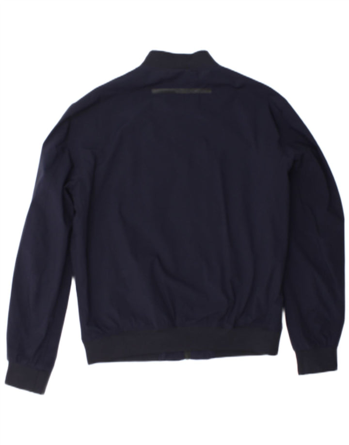 Zara Ανδρικό Bomber Jacket UK 40 Large Navy Blue