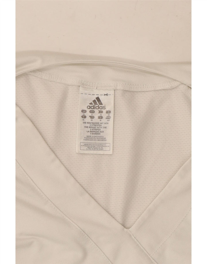 Γυναικείο γιλέκο ADIDAS τοπ UK 10 Small White Polyester