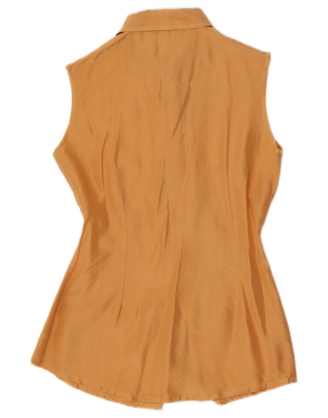 Vintage γυναικείο αμάνικο πουκάμισο Μπλούζα IT 42 Medium Yellow