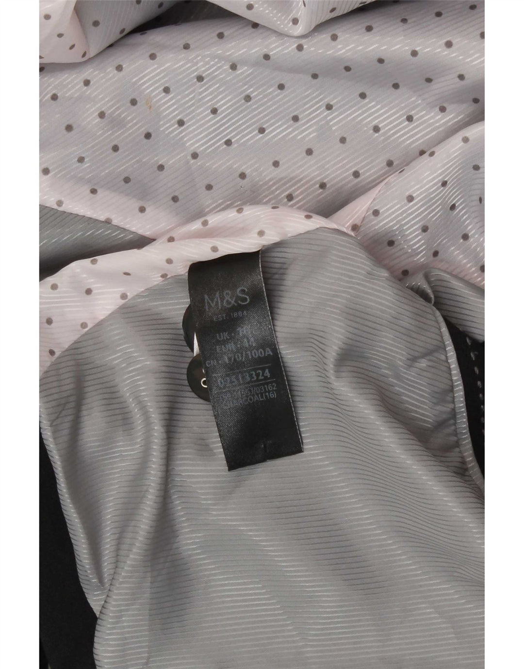 Marks & Spencer Γυναικείο μπλέιζερ 1 κουμπιού μπουφάν UK 16 Large Grey Polyester