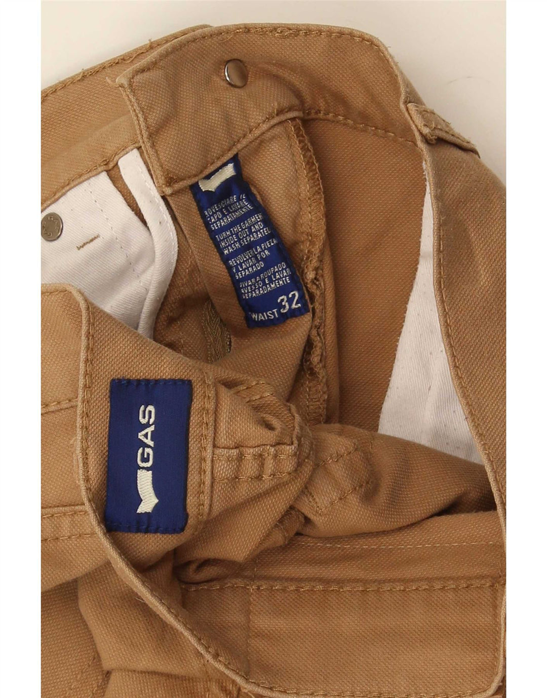 Ανδρικό παντελόνι Gas Cropped W32 L24 Beige