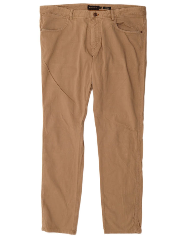 Ανδρικό Massimo Dutti Slim Fit Casual Παντελόνι EU 46 XL W36 L32 Beige