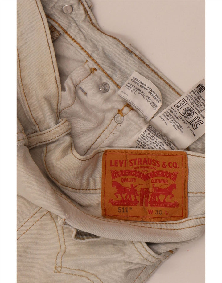 Ανδρικό τζιν σορτς Levi's 511 W30 μεσαίο μπλε βαμβακερό