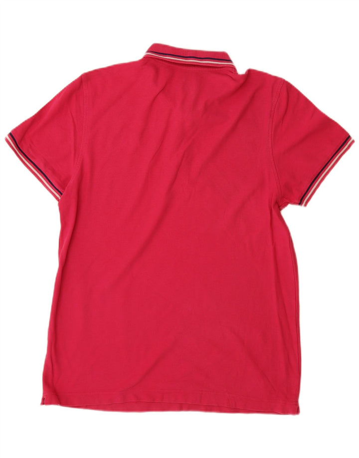 Ανδρικό πουκάμισο πόλο LOTTO, μεσαίο ροζ βαμβακερό