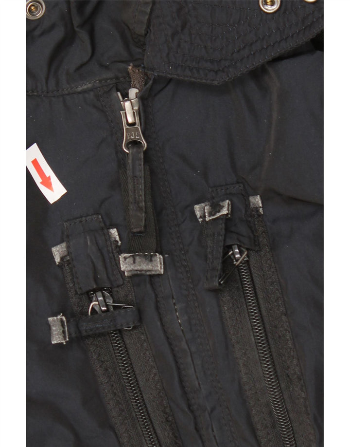 Parajumpers Boys Hooded Jacket 11-12 Years Small Navy Blue Polyester