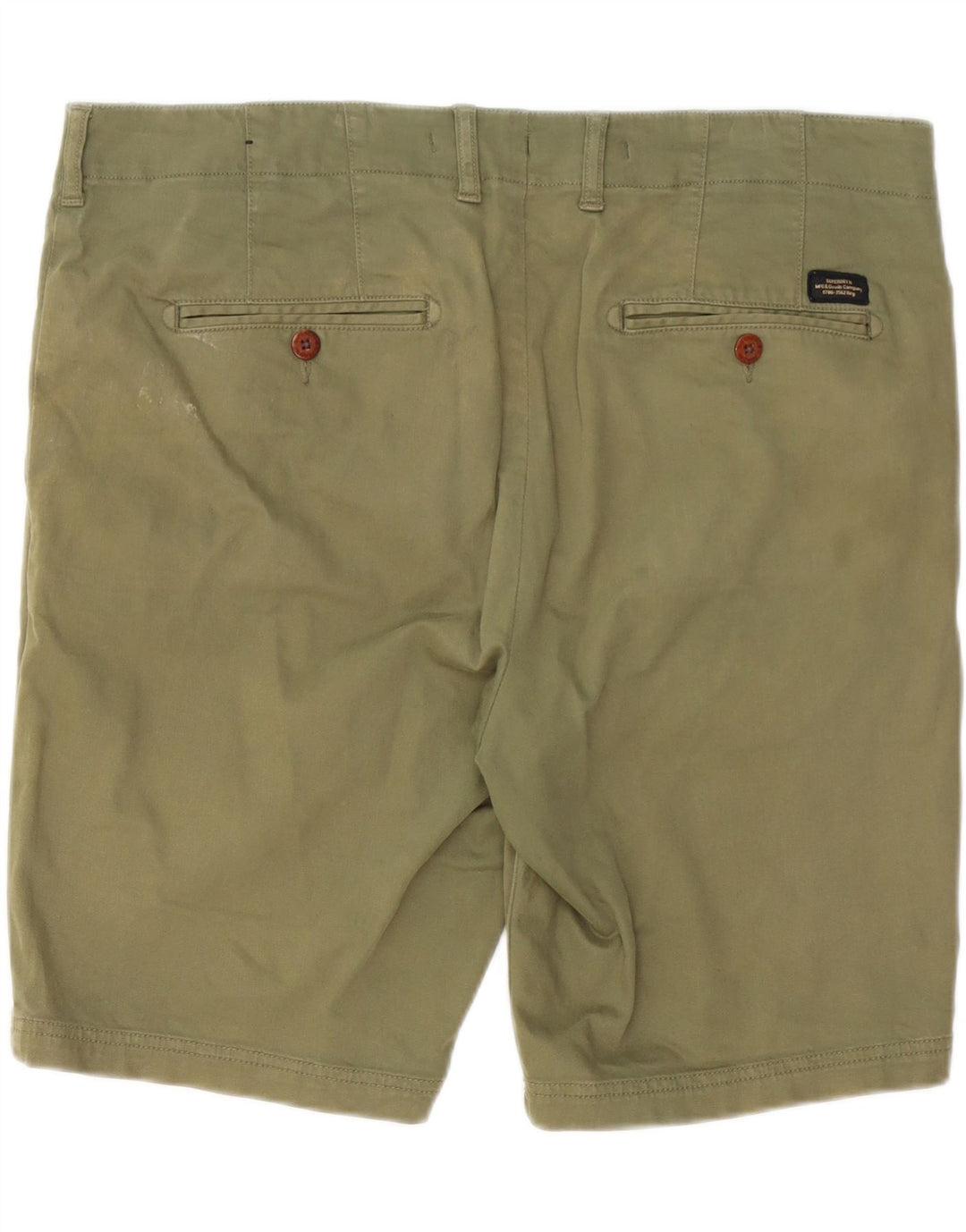 Ανδρικό σορτς Chino SUPERDRY W36 Βαμβακερό χακί μεγάλο