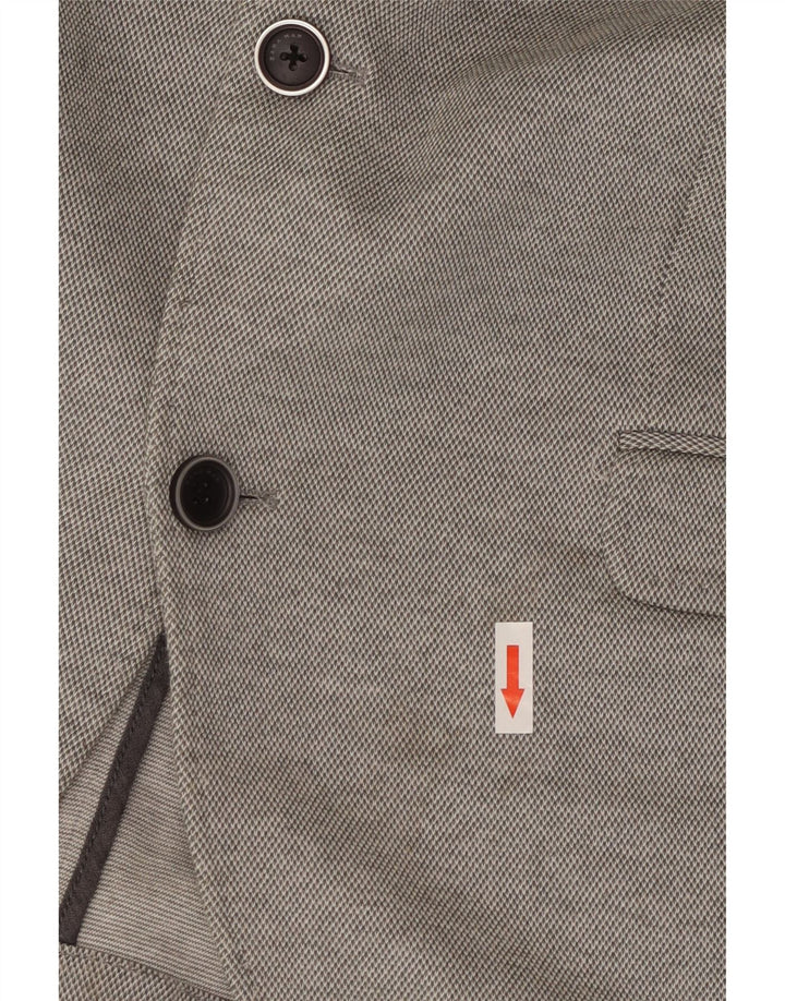 Zara Ανδρικό μπουφάν σακάκι με 2 κουμπιά EU 56 XL Γκρι Πολυεστέρας