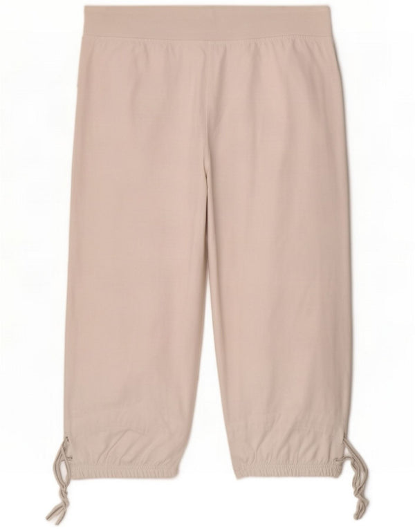 Champion Womens Capri Tracksuit Trousers Joggers UK 18 XL White Cotton