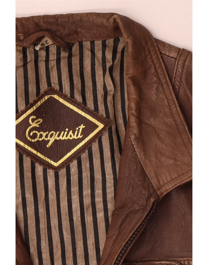 Exquisit Mens Utility Gilet IT 52 XL Brown