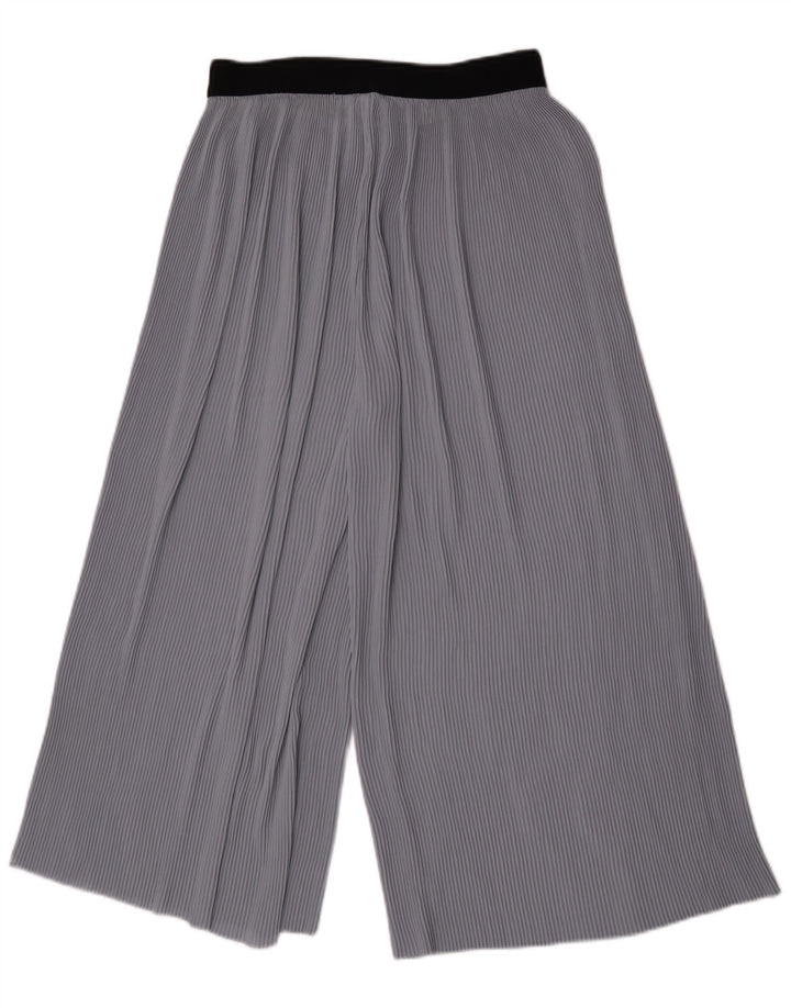 Zara Γυναικείο Παντελόνι Capri Cullotes Medium W28 L21 Blue Colourblock