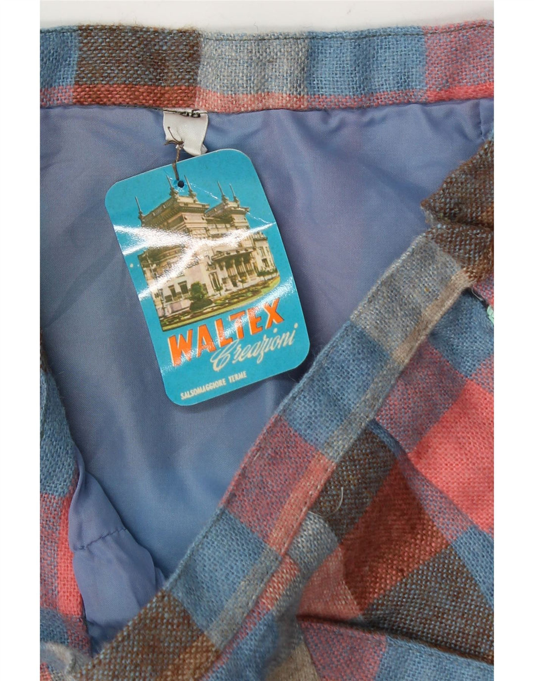 Vintage Γυναικεία Pencil Φούστα W28 Medium πολύχρωμη Gingham