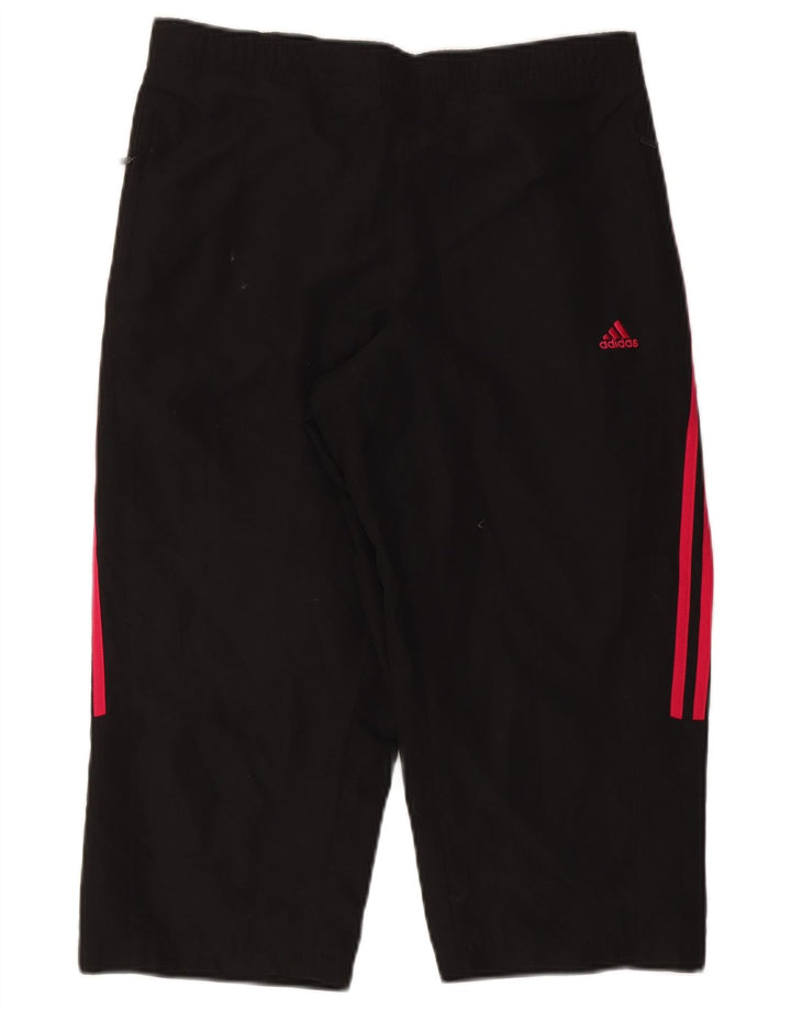 Adidas Γυναικεία φόρμα φόρμας Capri UK 16 Large Μαύρο Πολυεστέρας