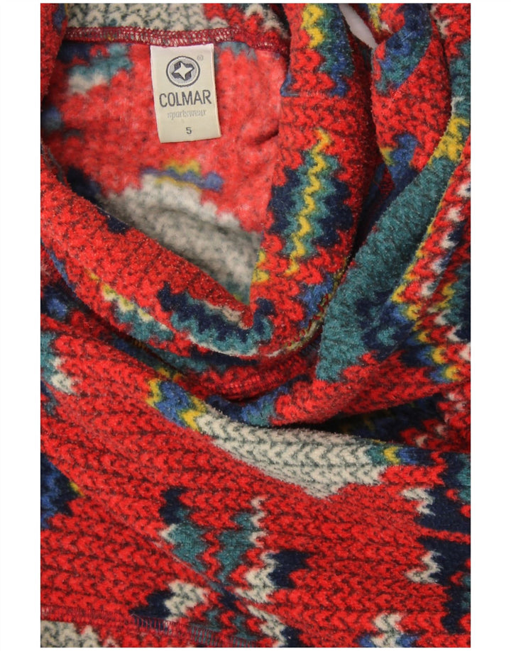 COLMAR Ανδρικό πουλόβερ Fleece Roll Neck Jumper 2XL Red Fair Isle