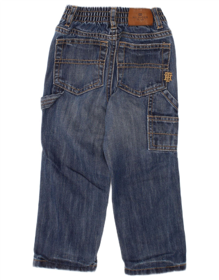 TOMMY HILFIGER Baby Boys Cargo Straight Jeans 18-24 μηνών W20 L12 Μπλε