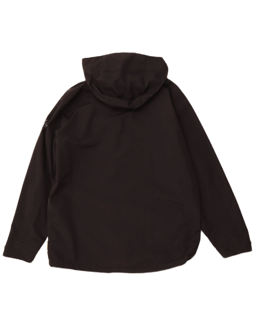 JACK WOLFSKIN Ανδρικό μπουφάν βροχής με κουκούλα UK 42 μεγάλο μαύρο πολυαμίδιο