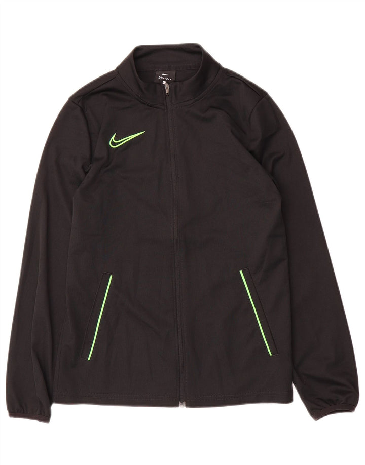 Μπουφάν Nike Boys Dri Fit αθλητική φόρμα 12-13 ετών μεγάλο μαύρο πολυεστέρα