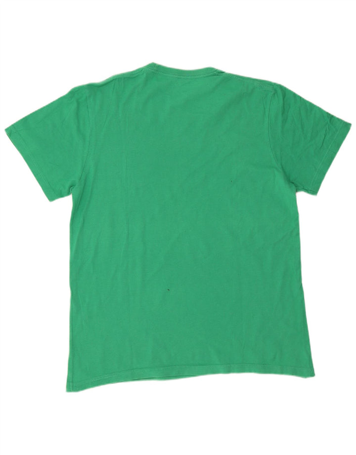 Ανδρικό γραφικό T-Shirt Converse Top Μεσαίο πράσινο βαμβακερό