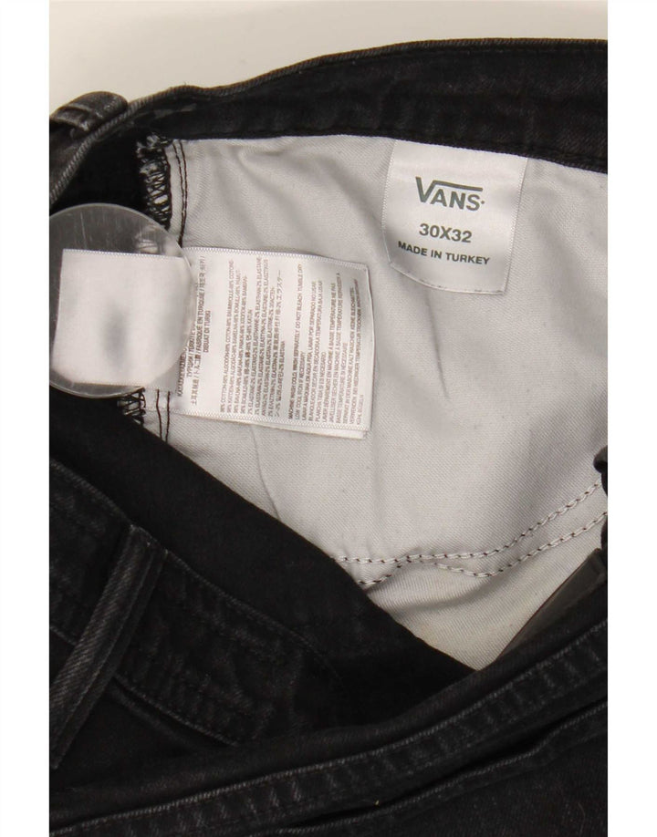 Vans Ανδρικά τζιν μποτάκια W30 L32 Μαύρο βαμβακερό