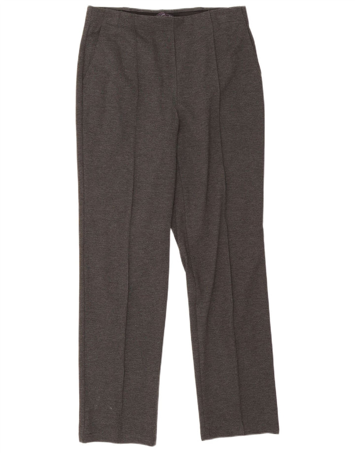 Γυναικείο ίσιο παντελόνι Marks & Spencer UK 12 Medium W30 L29 Grey Viscose