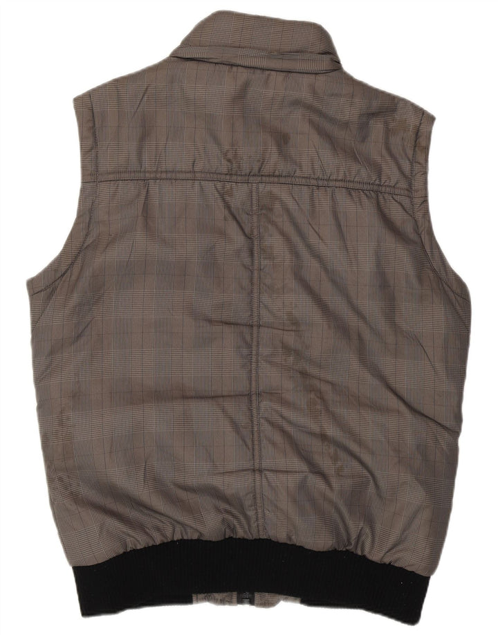 JACK & JONES Ανδρικό Gilet UK 40 Large Grey Check
