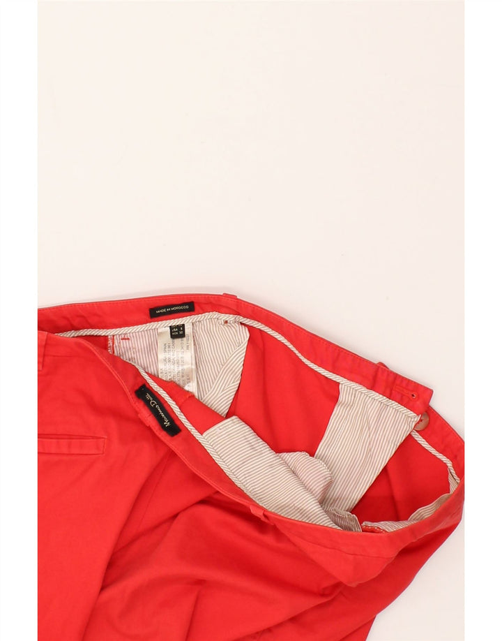 MASSIMO DUTTI Womens Slim Chino Trousers EU 40 Medium W32 L29  Red Cotton | Vintage Massimo Dutti | Thrift | Second-Hand Massimo Dutti | Used Clothing | Messina Hembry 