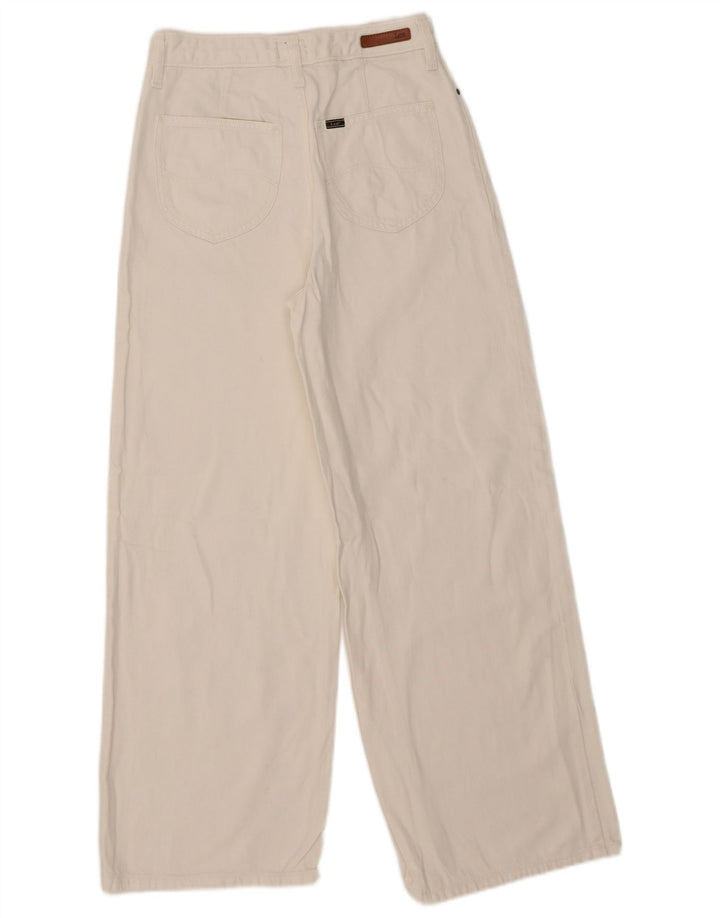 LEE Γυναικείο τζιν Stella Wide Leg W27 L27 Λευκό βαμβακερό
