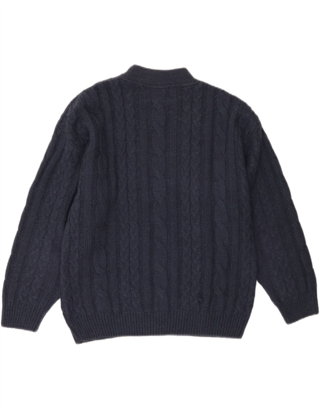 Γυναικείο πουλόβερ VINTAGE Crew Neck Jumper UK 18 XL Navy Blue Acrylic