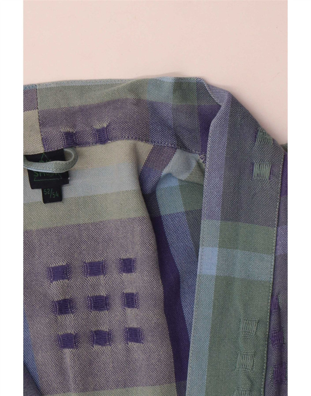 Vintage γυναικείο μπουφάν Blazer 3/4 μανίκια IT 52/54 2XL Πολύχρωμο Check