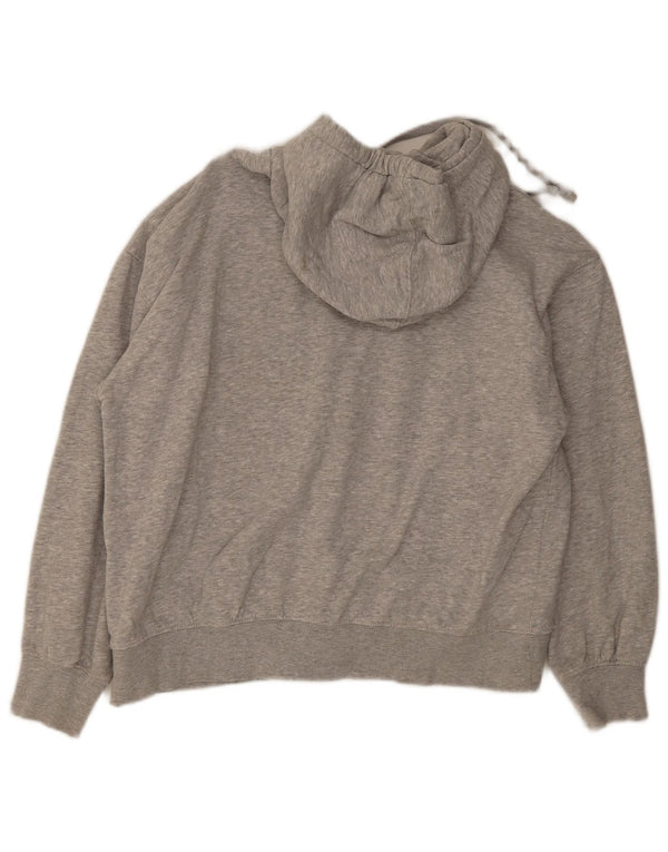 Zara γυναικείο υπερμεγέθους κουκούλα UK 14 Medium Grey Flecked
