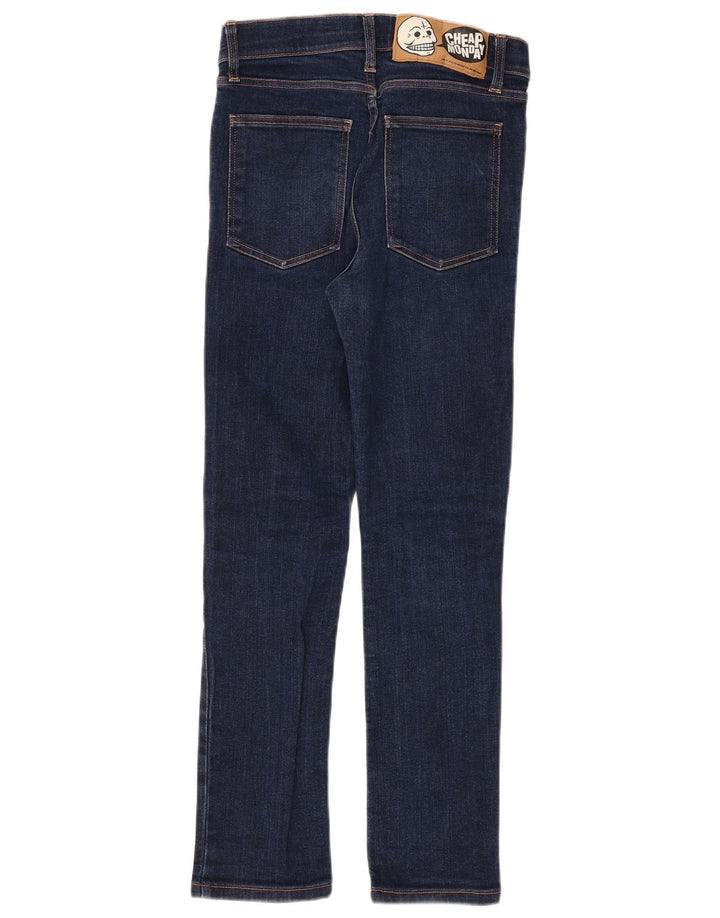 CHEAP MONDAY Γυναικείο Skinny Jeans W33 L28 Navy Blue Cotton