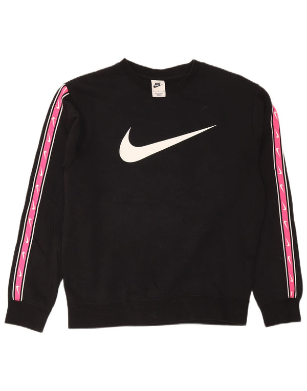 Γυναικείο γραφικό φούτερ Nike Jumper UK 10 Small Black Colourblock