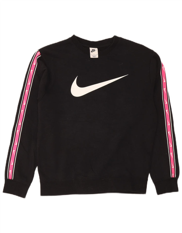 Γυναικείο γραφικό φούτερ Nike Jumper UK 10 Small Black Colourblock