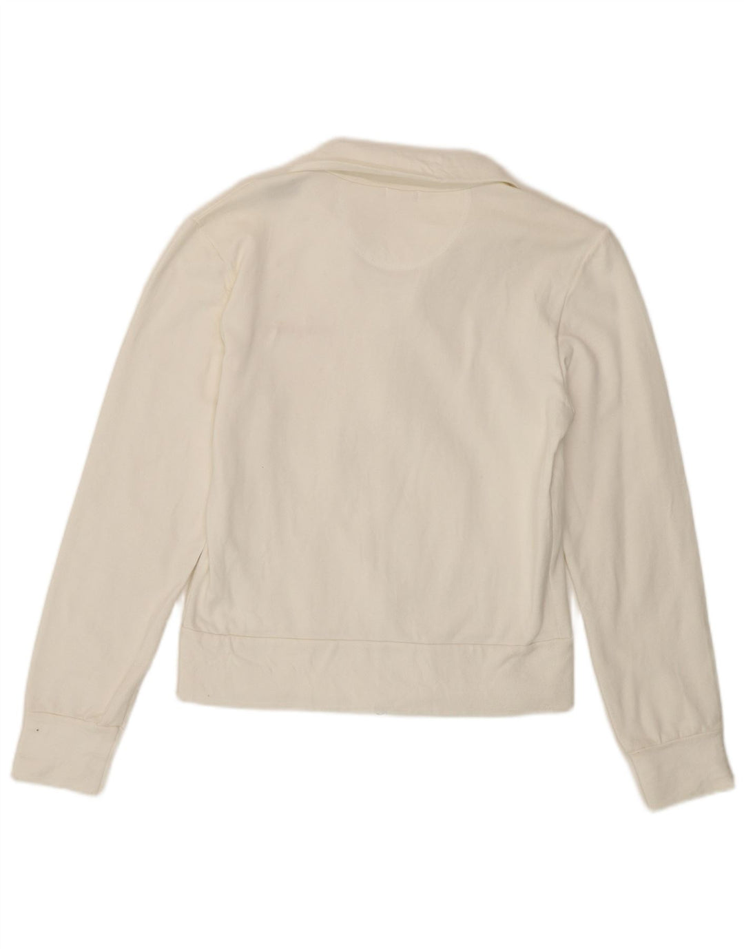 Γυναικεία αθλητική φόρμα Lee Top Jacket UK 10 Small White Cotton