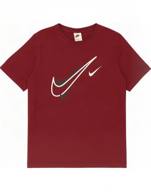 Μπλουζάκι Nike Boys Graphic T-shirt 13-14 ετών XL βαμβακερό μπορντό