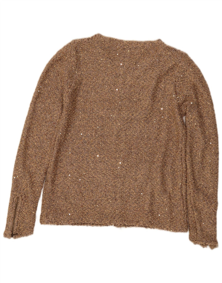 Zara Γυναικεία Ζακέτα UK 12 Medium Beige