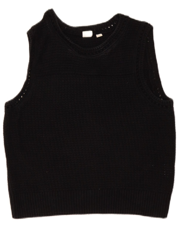 Gap Γυναικείο Γιλέκο Oversized Tank Top UK 6 XS Μαύρο βαμβακερό