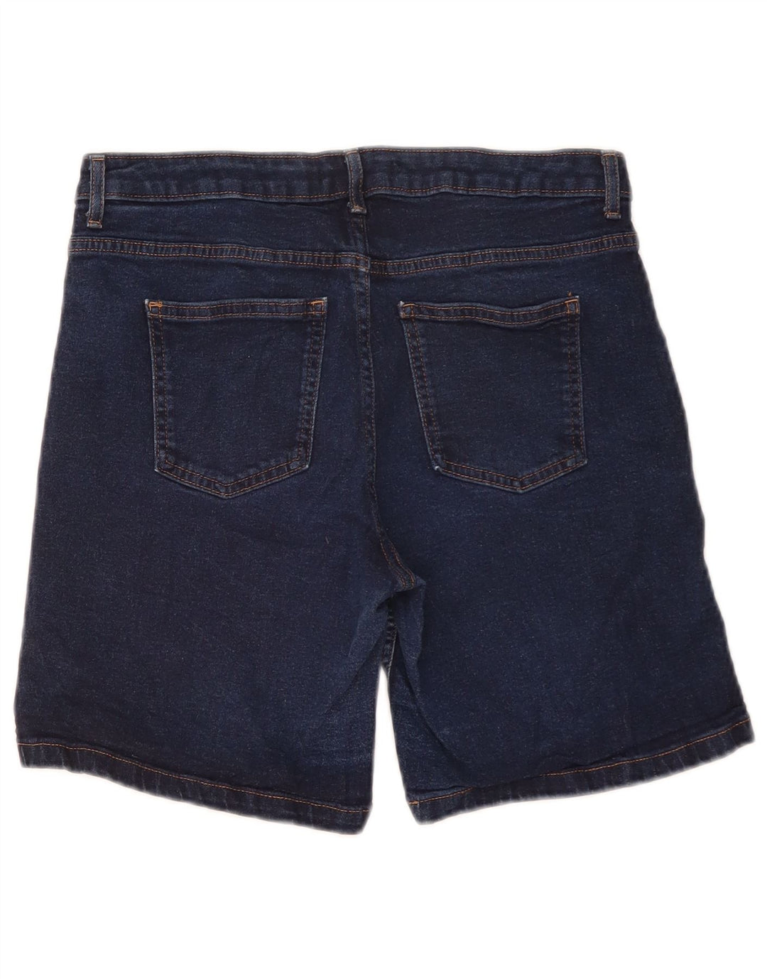 Marks & Spencer Γυναικείο τζιν σορτς UK 12 Medium W30 Navy Blue Cotton