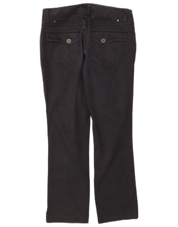 Massimo Dutti Γυναικείο ίσιο casual παντελόνι EU 38 Small W28 L27 μαύρο