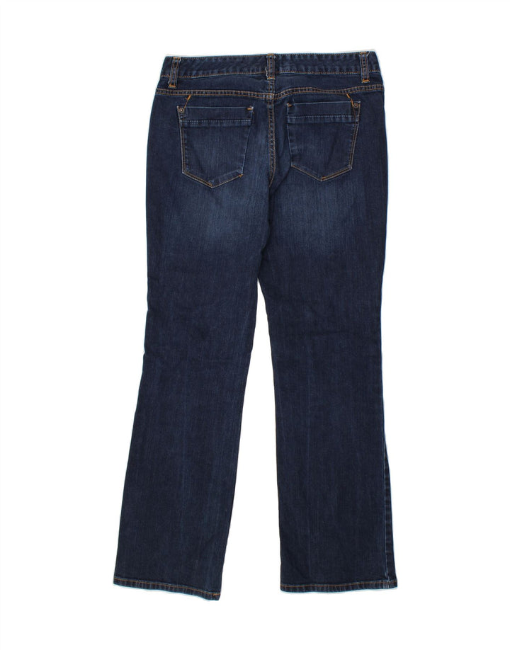 MOSSIMO Womens Curvy Fit Bootcut Jeans US 8 Medium W27 L30 Navy Blue Vintage Mossimo and Second-Hand Mossimo from Messina Hembry 
