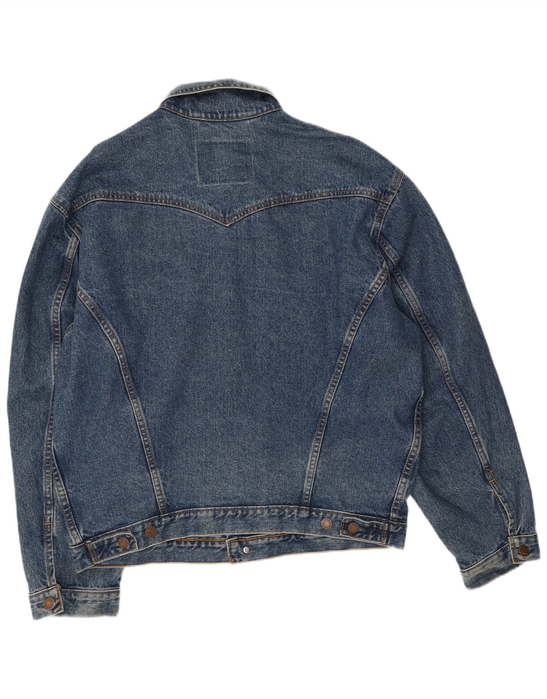 Ανδρικό τζιν μπουφάν Levi's UK 38 Medium Blue Cotton