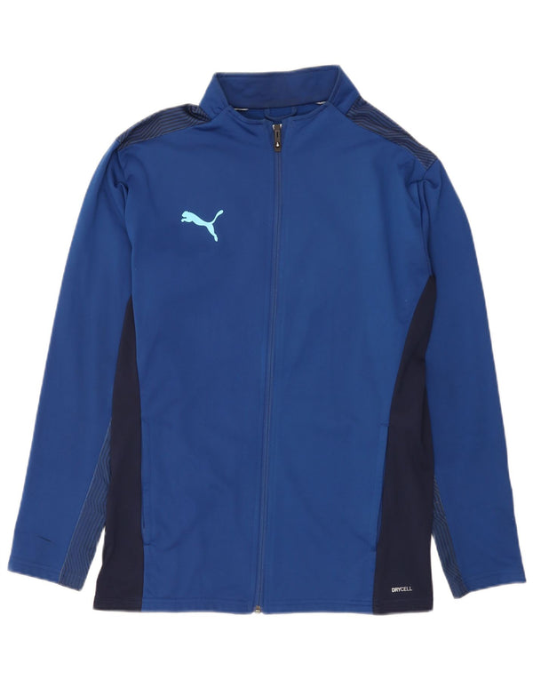 Ανδρική φόρμα Puma Μπουφάν μεσαίου μπλε χρώματος