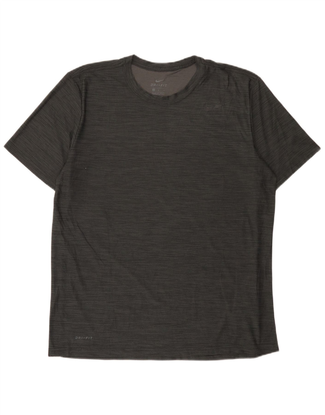 Ανδρικό μπλουζάκι Nike Dri Fit Τοπ με μεγάλο γκρι πολυεστέρα