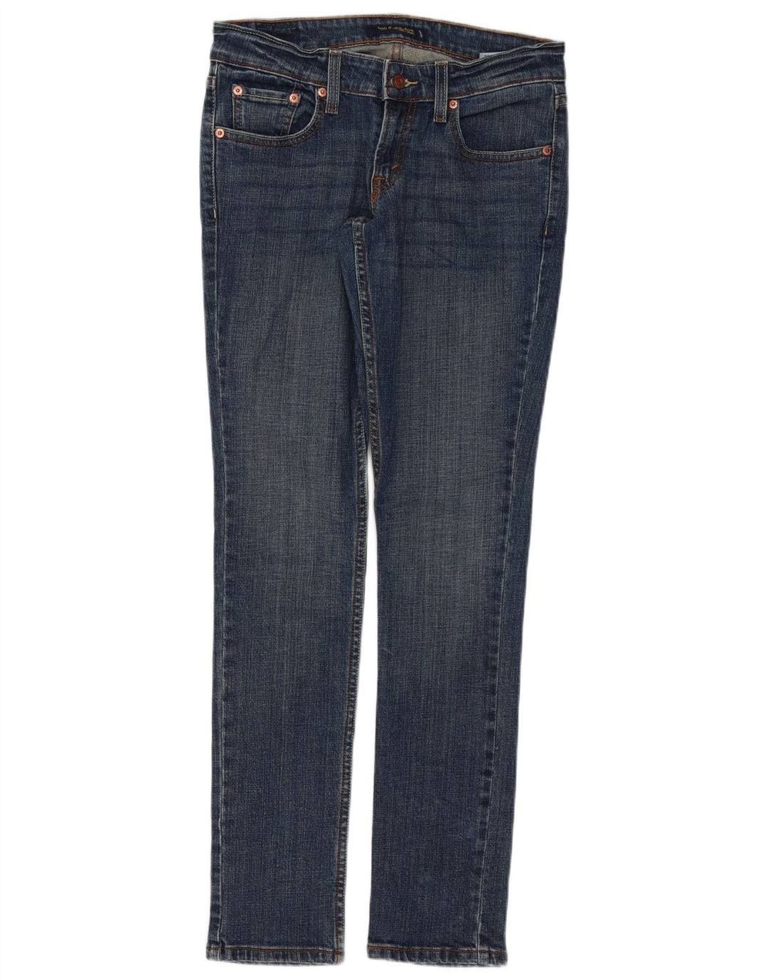 LEVI'S Γυναικείο 524 Too Superlow Skinny Jeans US 5 Small W29 L32 Μπλε βαμβακερό