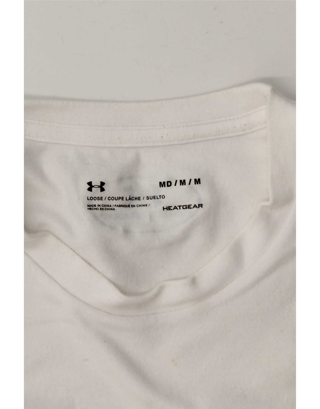 Ανδρικό μπλουζάκι Under Armour Heat Gear Graphic Top Medium White