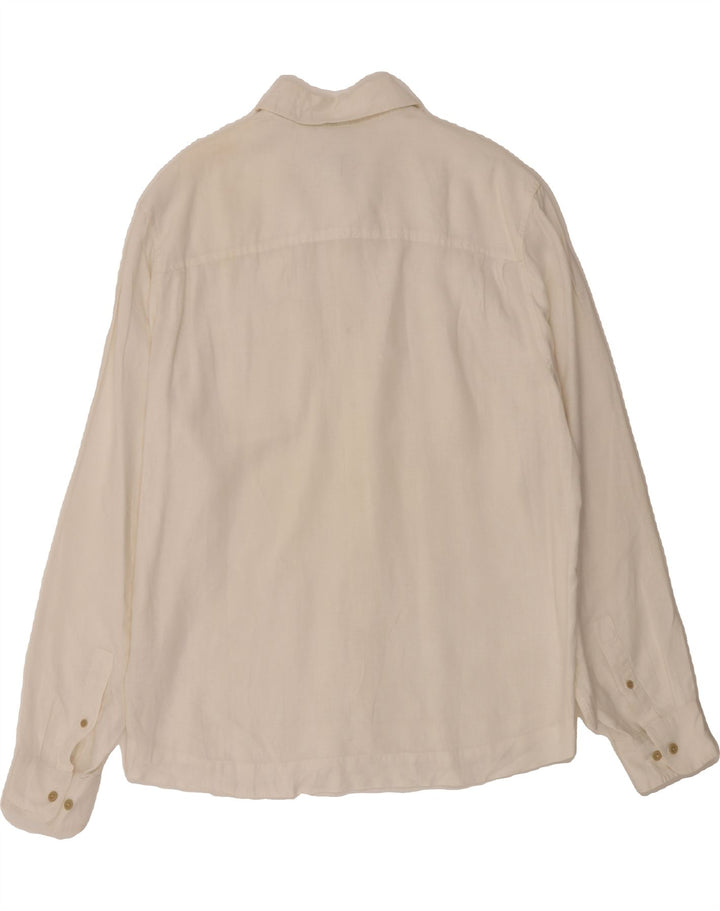 TIMBERLAND Mens Shirt XL White Vintage Timberland and Second-Hand Timberland from Messina Hembry 