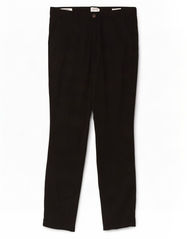 Jack & Jones Ανδρικό παντελόνι Chino Marco Slim Fit W34 L32 Μαύρο βαμβακερό