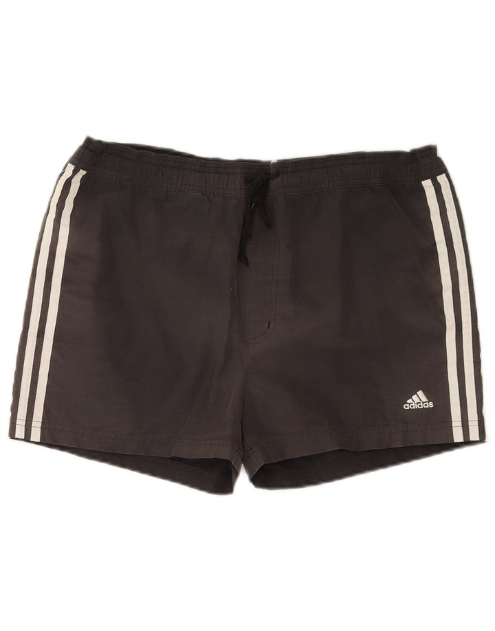Ανδρικά μαγιό Adidas, μεσαίο μαύρο βαμβακερό
