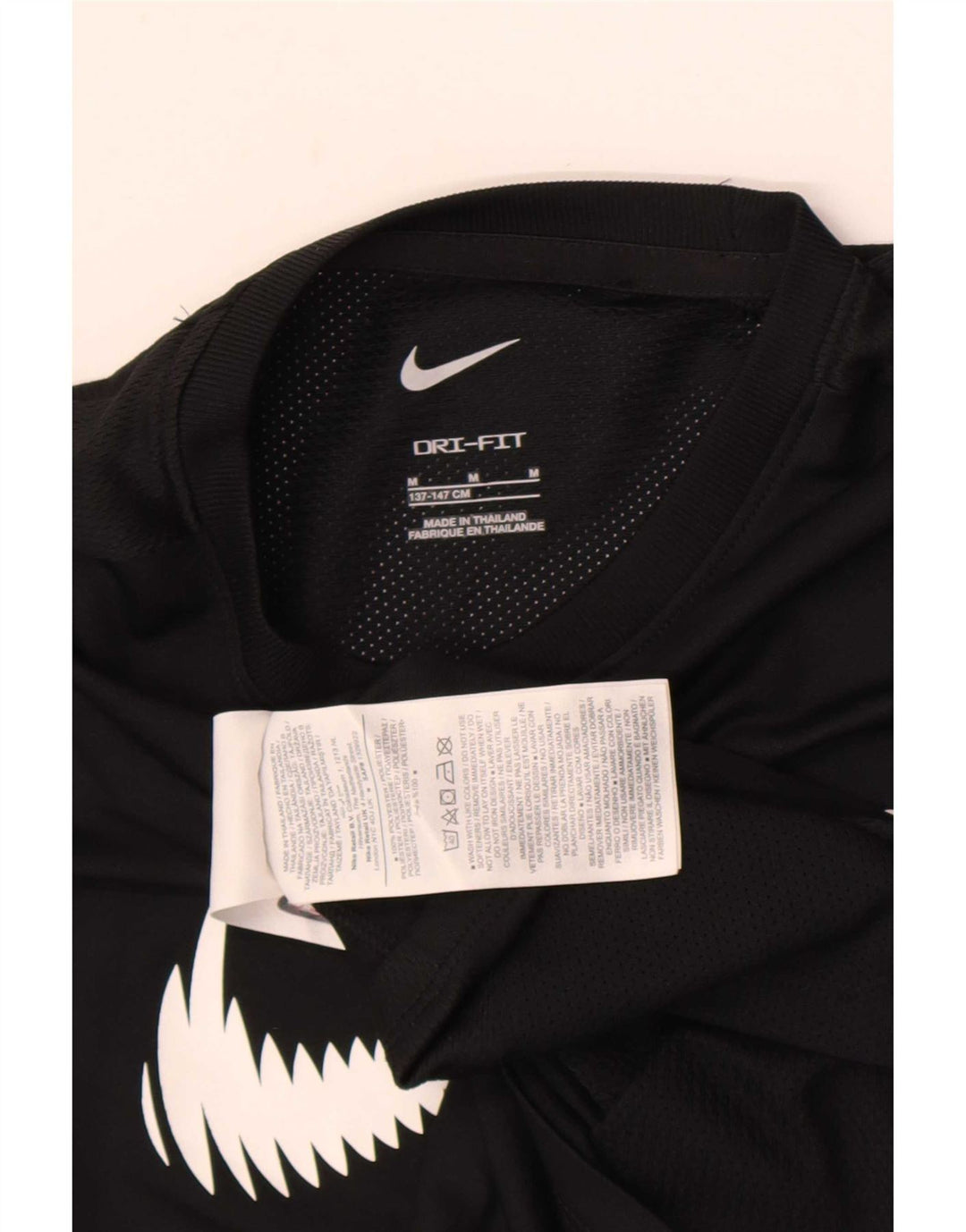 Μπλουζάκι Nike Boys Dri Fit Graphic T-shirt 10-11 ετών από μεσαίο μαύρο πολυεστέρα