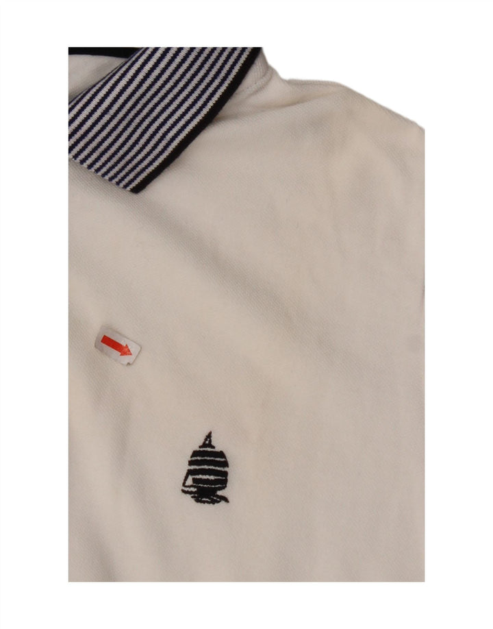 Γυναικείο μπλουζάκι πόλο MARINA YACHTING UK 16 μεγάλο λευκό χρώμα βαμβακερό