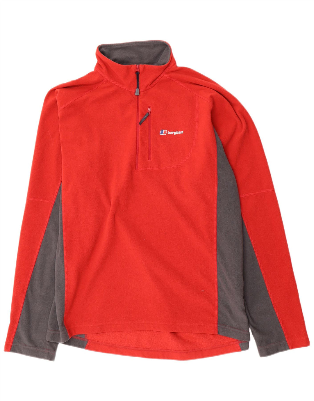 Ανδρικό φερμουάρ Berghaus Fleece Jumper με μεγάλο κόκκινο χρώμα πολυεστέρα